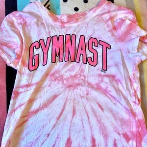 Justice GYMNAST active tie dye tee